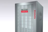 Так выглядит стойка Exadata с распределением по типам серверов